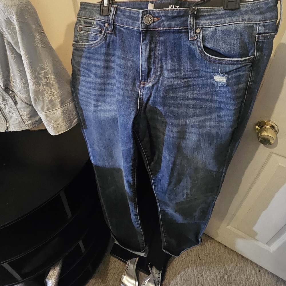 Nwt KUT Catherine boyfriend jeans sz 10